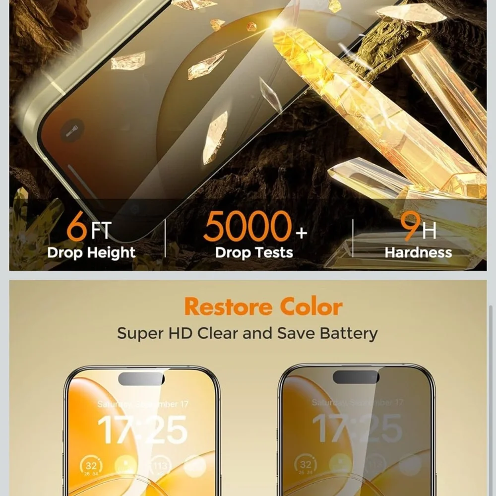 Black and Gold iPhone 15 Case